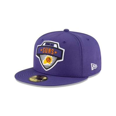 Purple Phoenix Suns Hat - New Era NBA Tip Off Edition 59FIFTY Fitted Caps USA6078152